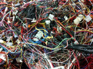 a tangle of wires