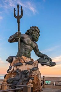 Neptune the roman god of freshwater and sea