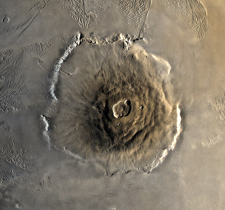 Olympus Mons as seen from space