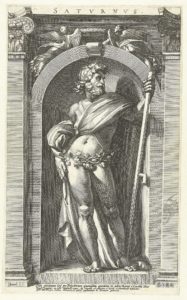 picture of Saturn the roman god of wealth and agriculture