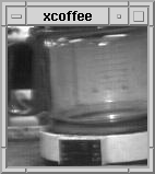 first webcam looking at a coffee pot