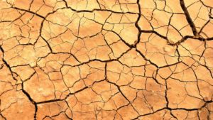 dry desert ground