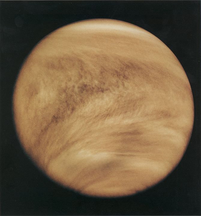 Ultraviolet picture of Venus clouds
