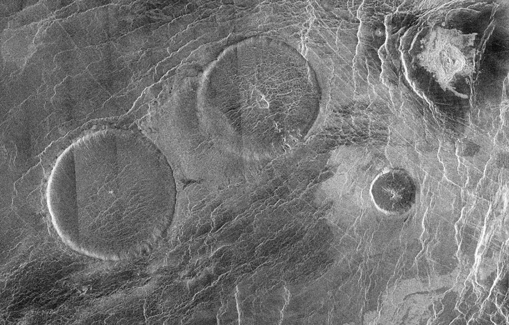pancake volcanoes on venus